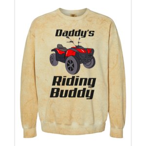 ATV Mudding Four 4 Wheeler Riding Gear Racing Quad Bike UTF Colorblast Crewneck Sweatshirt