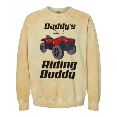 ATV Mudding Four 4 Wheeler Riding Gear Racing Quad Bike UTF Colorblast Crewneck Sweatshirt