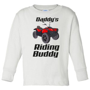 ATV Mudding Four 4 Wheeler Riding Gear Racing Quad Bike UTF Toddler Long Sleeve Shirt