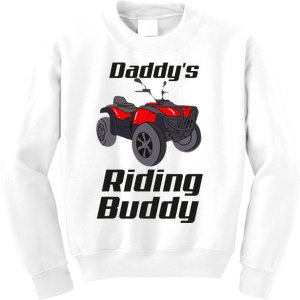 ATV Mudding Four 4 Wheeler Riding Gear Racing Quad Bike UTF Kids Sweatshirt