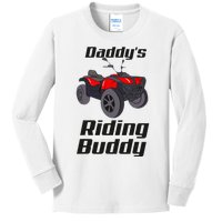 ATV Mudding Four 4 Wheeler Riding Gear Racing Quad Bike UTF Kids Long Sleeve Shirt