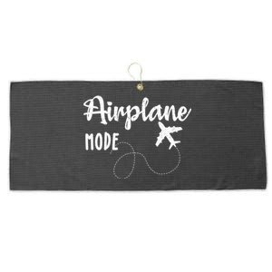 Airplane Mode Funny World Traveler Hiking Camping Holiday Meaningful Gift Large Microfiber Waffle Golf Towel