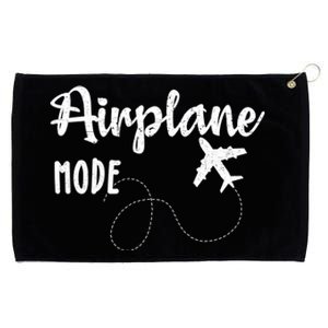 Airplane Mode Funny World Traveler Hiking Camping Holiday Meaningful Gift Grommeted Golf Towel