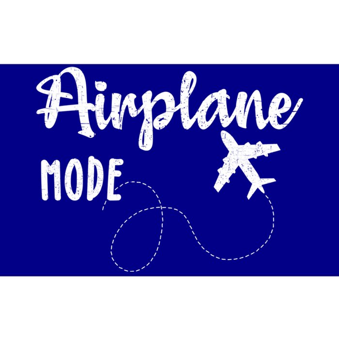 Airplane Mode Funny World Traveler Hiking Camping Holiday Meaningful Gift Bumper Sticker