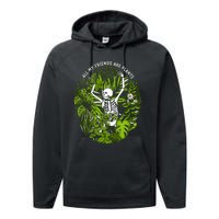 All My Friends Are Plants Performance Fleece Hoodie