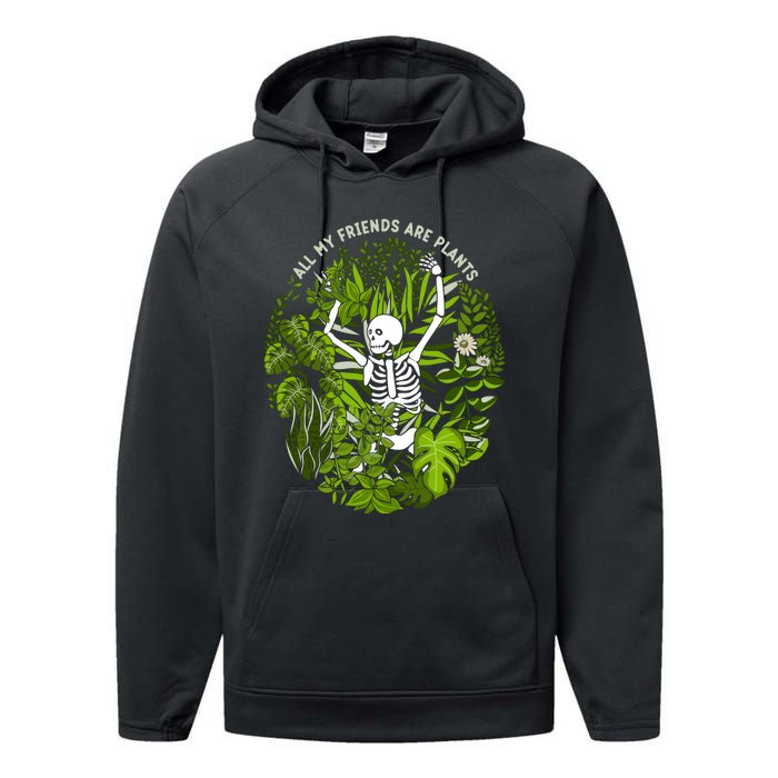 All My Friends Are Plants Performance Fleece Hoodie