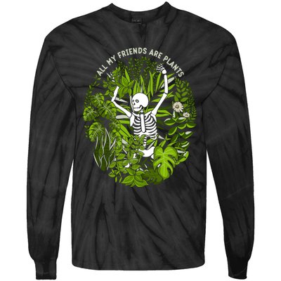 All My Friends Are Plants Tie-Dye Long Sleeve Shirt