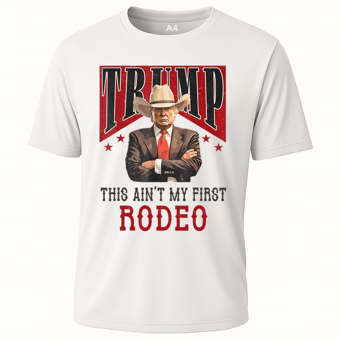 AinT My First Rodeo Donald Trump Western Cowboy Performance Shirt