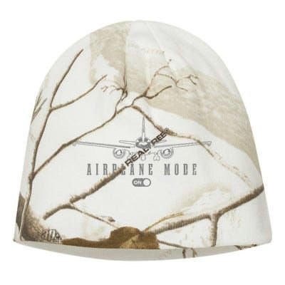 Airplane Mode Funny Pilot Aviation Kati - Camo Knit Beanie