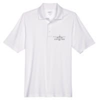 Airplane Mode Funny Pilot Aviation Men's Origin Performance Pique Polo