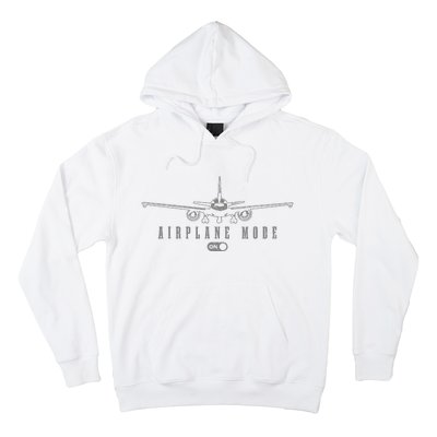 Airplane Mode Funny Pilot Aviation Hoodie