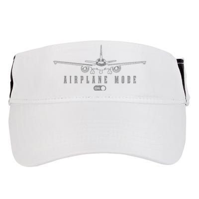 Airplane Mode Funny Pilot Aviation Adult Drive Performance Visor