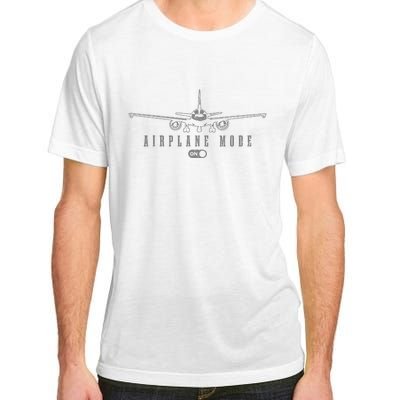 Airplane Mode Funny Pilot Aviation Adult ChromaSoft Performance T-Shirt