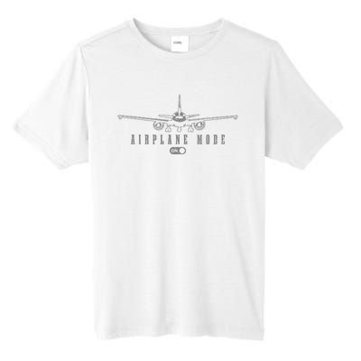 Airplane Mode Funny Pilot Aviation Tall Fusion ChromaSoft Performance T-Shirt