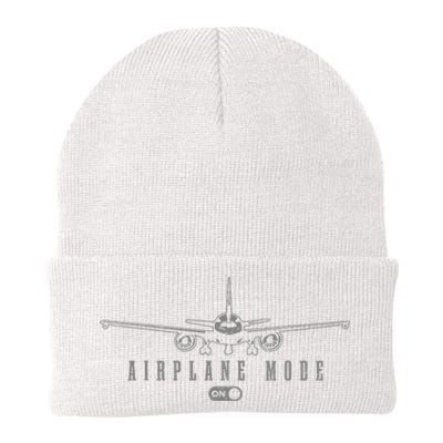 Airplane Mode Funny Pilot Aviation Knit Cap Winter Beanie