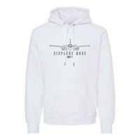 Airplane Mode Funny Pilot Aviation Premium Hoodie