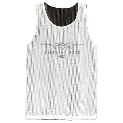 Airplane Mode Funny Pilot Aviation Mesh Reversible Basketball Jersey Tank