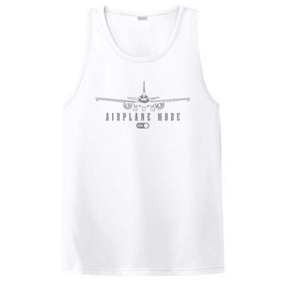 Airplane Mode Funny Pilot Aviation PosiCharge Competitor Tank