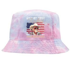 Aint My First Rodeo Taking America Back Donald Trump Usa 2024 Tie-Dyed Bucket Hat