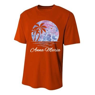 Anna Maria Florida Vacation Beach Island Family Group Gift Cool Gift Performance Sprint T-Shirt