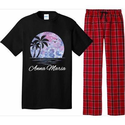 Anna Maria Florida Vacation Beach Island Family Group Gift Cool Gift Pajama Set