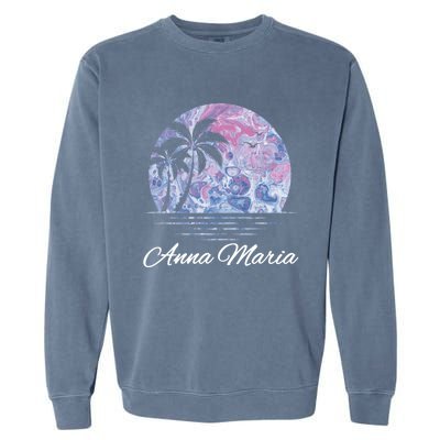 Anna Maria Florida Vacation Beach Island Family Group Gift Cool Gift Garment-Dyed Sweatshirt