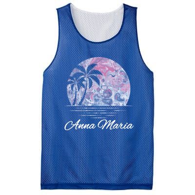 Anna Maria Florida Vacation Beach Island Family Group Gift Cool Gift Mesh Reversible Basketball Jersey Tank