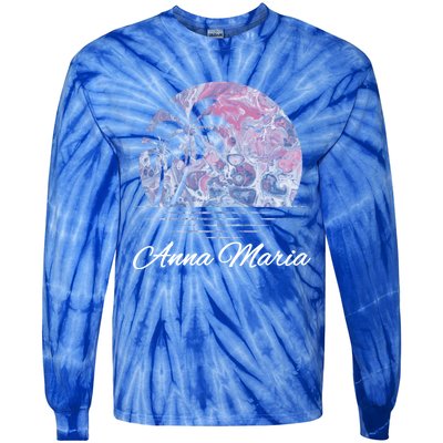 Anna Maria Florida Vacation Beach Island Family Group Gift Cool Gift Tie-Dye Long Sleeve Shirt