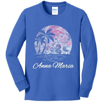 Anna Maria Florida Vacation Beach Island Family Group Gift Cool Gift Kids Long Sleeve Shirt