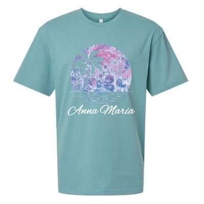 Anna Maria Florida Vacation Beach Island Family Group Gift Cool Gift Sueded Cloud Jersey T-Shirt