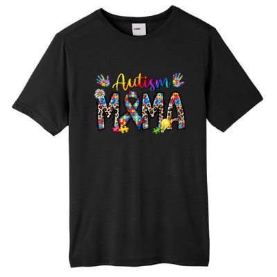 Autism Mama Funny Gift Tall Fusion ChromaSoft Performance T-Shirt