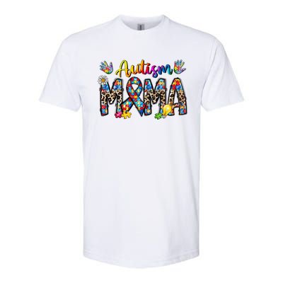 Autism Mama Funny Gift Softstyle CVC T-Shirt