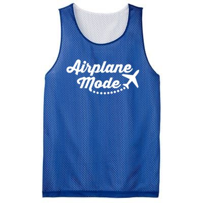 Airplane Mode For Adventurer Wanderlust Backpacker Funny Gift Mesh Reversible Basketball Jersey Tank