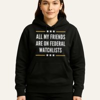 All My Friends Are On Federal Watchlists Hoodie