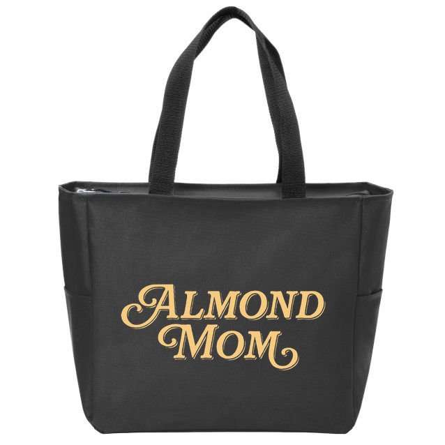 Almond Mom Funny Meme For Moms Zip Tote Bag