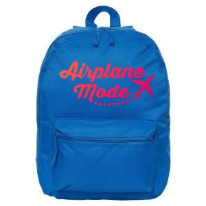 Airplane Mode For Adventurer Wanderlust Backpacker Funny Gift 16 in Basic Backpack