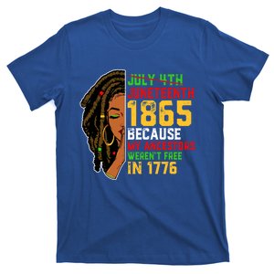 Africa Map Freegiftish Since 1865 Juneteenth Black History Cool Gift T-Shirt