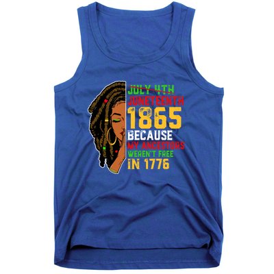 Africa Map Freegiftish Since 1865 Juneteenth Black History Cool Gift Tank Top