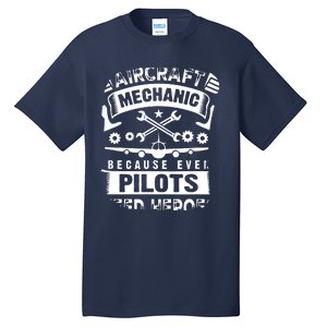 Airplane Mechanic Funny Aviation Technician Tall T-Shirt