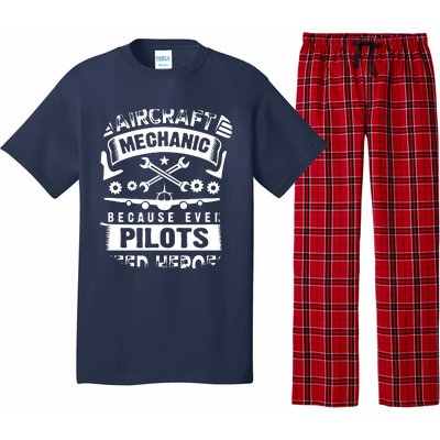 Airplane Mechanic Funny Aviation Technician Pajama Set