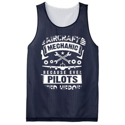 Airplane Mechanic Funny Aviation Technician Mesh Reversible Basketball Jersey Tank