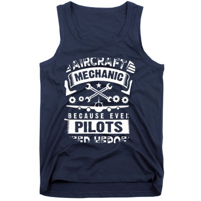 Airplane Mechanic Funny Aviation Technician Tank Top