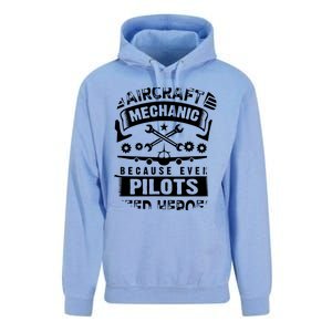 Airplane Mechanic Funny Aviation Technician Unisex Surf Hoodie