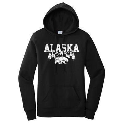 Alaska Mountains Forest Hunting Usa Women's Pullover Hoodie