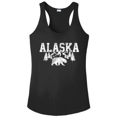 Alaska Mountains Forest Hunting Usa Ladies PosiCharge Competitor Racerback Tank