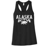 Alaska Mountains Forest Hunting Usa Women's Racerback Tank