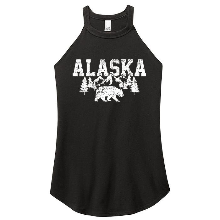 Alaska Mountains Forest Hunting Usa Women's Perfect Tri Rocker Tank