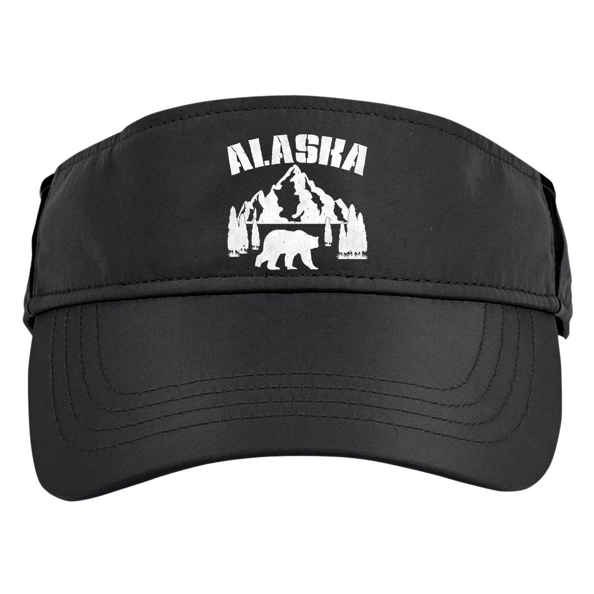 Alaska Mountains Forest Hunting Usa Adult Drive Performance Visor