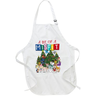 A Mis Fit R.U.D.Ol.P.H Christmas The Red Island Nosed Reindeer Full-Length Apron With Pockets
