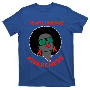 Awareness Month Funny Gift Black Heart Disease Awareness Gift T-Shirt